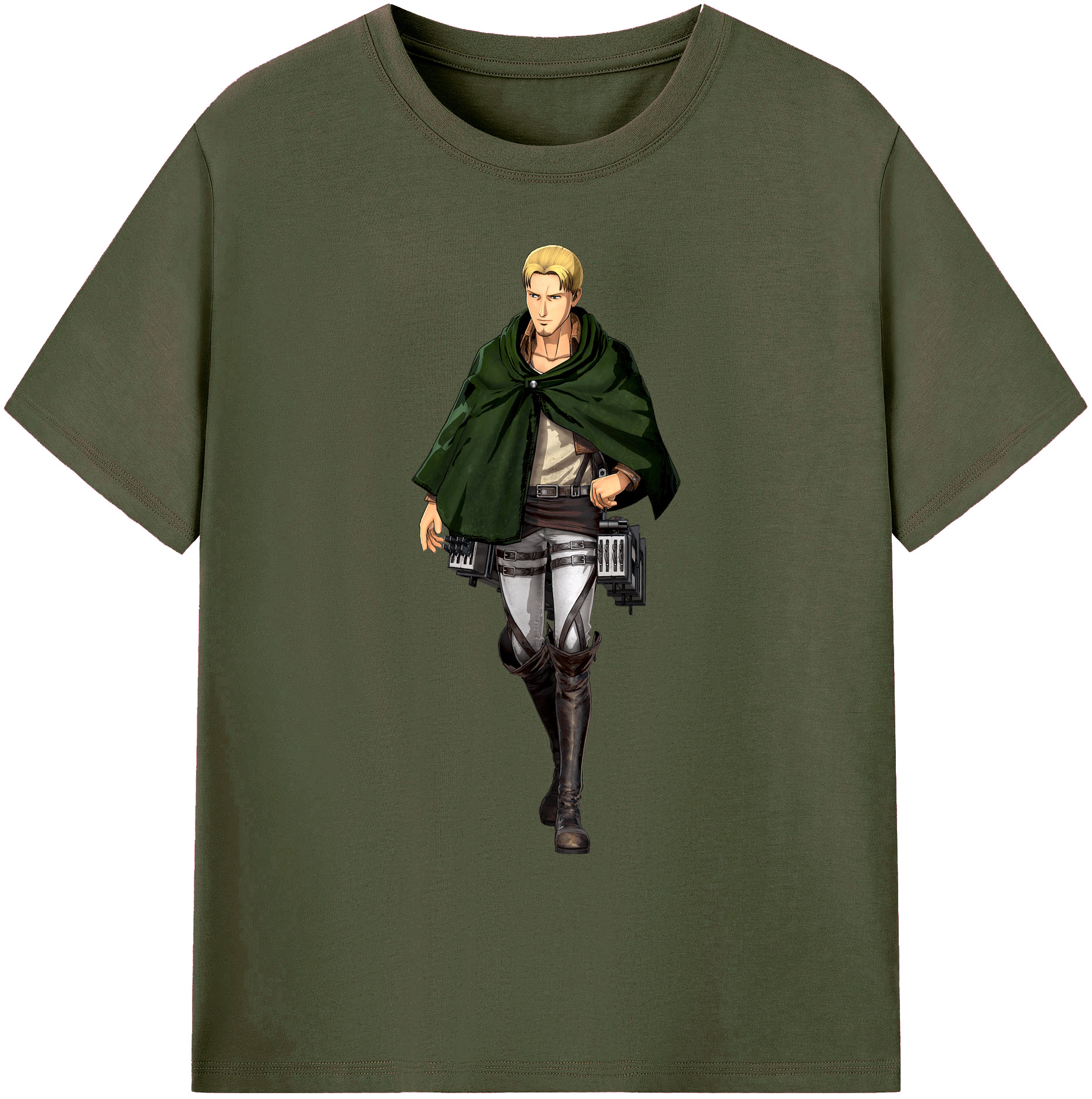 （画像用） 進撃の巨人 Attack on Titan 綿100％ メンズ半袖Tシャツ｜肌触りやわらか＆通気性